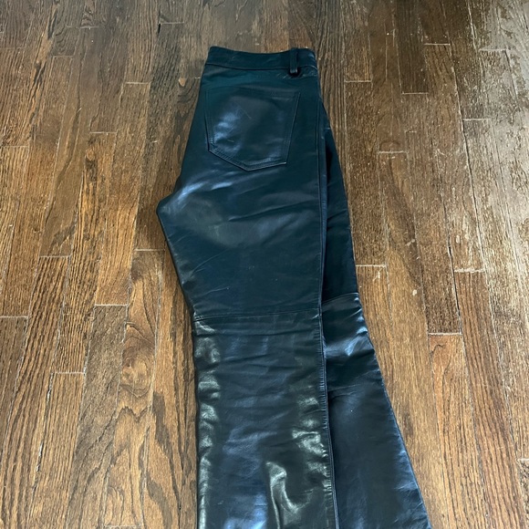 GAP Jeans real leather. Vintage from 1990s. They fix a true size 6. - Picture 2 of 6
